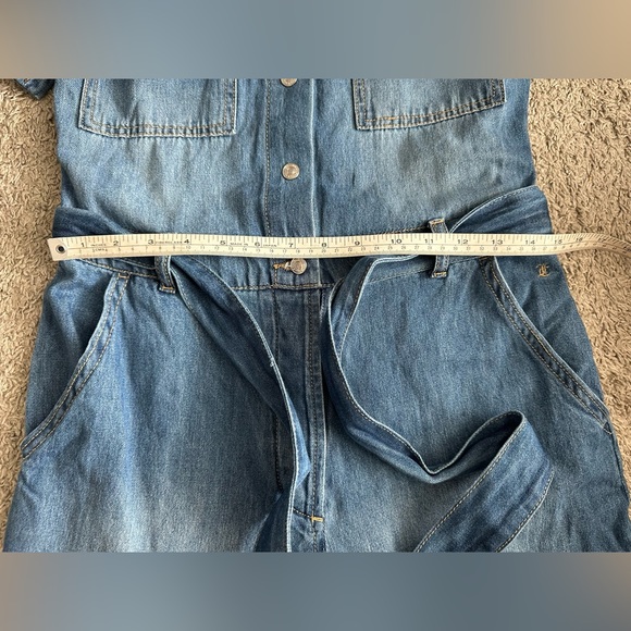 Juicy Couture NWT Denim Barbie Style Romper - Picture 6 of 9